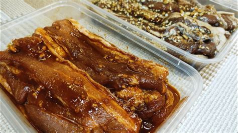 samgyup|Korean 3 easy flavors Samgyupsal marinade recipe .
